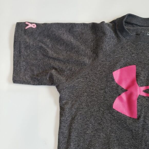 Under Armour Breast Cancer Awareness Top YXS - Picture 6 of 11